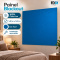Painel Cortina Blackout 100% Corta-Luz em PVC com Fixadores Colantes sem Varão 1,40 m x 1,40 m Azul