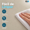 Painel Cortina Blackout 100% Corta-Luz em PVC com Fixadores Colantes sem Varão 1,40 m x 1,40 m Bege
