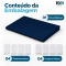 Painel Cortina Blackout 100% Corta-Luz em PVC com Fixadores Colantes sem Varão 1,40 m x 1,40 m Marinho