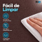 Painel Cortina Blackout 100% Corta-Luz em PVC com Fixadores Colantes sem Varão 1,40 m x 1,40 m Marrom