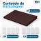 Painel Cortina Blackout 100% Corta-Luz em PVC com Fixadores Colantes sem Varão 1,40 m x 1,40 m Marrom