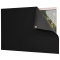 Painel Cortina Blackout 100% Corta-Luz em PVC com Fixadores Colantes sem Varão 1,40 m x 1,40 m Preto