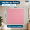 Painel Cortina Blackout 100% Corta-Luz em PVC com Fixadores Colantes sem Varão 1,40 m x 1,40 m Rosa