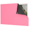 Painel Cortina Blackout 100% Corta-Luz em PVC com Fixadores Colantes sem Varão 1,40 m x 1,40 m Rosa
