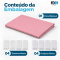 Painel Cortina Blackout 100% Corta-Luz em PVC com Fixadores Colantes sem Varão 1,40 m x 1,40 m Rosa