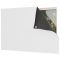 Painel Cortina Blackout 100% Corta-Luz em PVC com Fixadores Colantes sem Varão 1,40 m x 1,75 m Branco