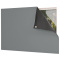 Painel Cortina Blackout 100% Corta-Luz em PVC com Fixadores Colantes sem Varão 1,40 m x 1,75 m Cinza