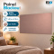 Painel Cortina Blackout 100% Corta-Luz em PVC com Fixadores Colantes sem Varão 1,40 m x 2,15 m Avelã