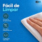 Painel Cortina Blackout 100% Corta-Luz em PVC com Fixadores Colantes sem Varão 1,40 m x 2,15 m Azul
