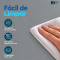 Painel Cortina Blackout 100% Corta-Luz em PVC com Fixadores Colantes sem Varão 1,40 m x 2,15 m Cinza