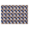Tapete em Tecido Jacquard com Antiderrapante Látex 2,00 m x 2,50 m - Pixel Marinho/Caramelo
