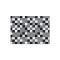 Tapete em Tecido Jacquard com Antiderrapante Látex 1,35 m x 1,00 m - Pixel Preto