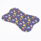 Tapete Pet para comedouro 44 x 33 emborrachado Estampa Space Cat Marinho