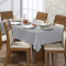 Toalha de Mesa 6 Lugares Térmica Impermeável 1,40 m x 2,00 m Cinza