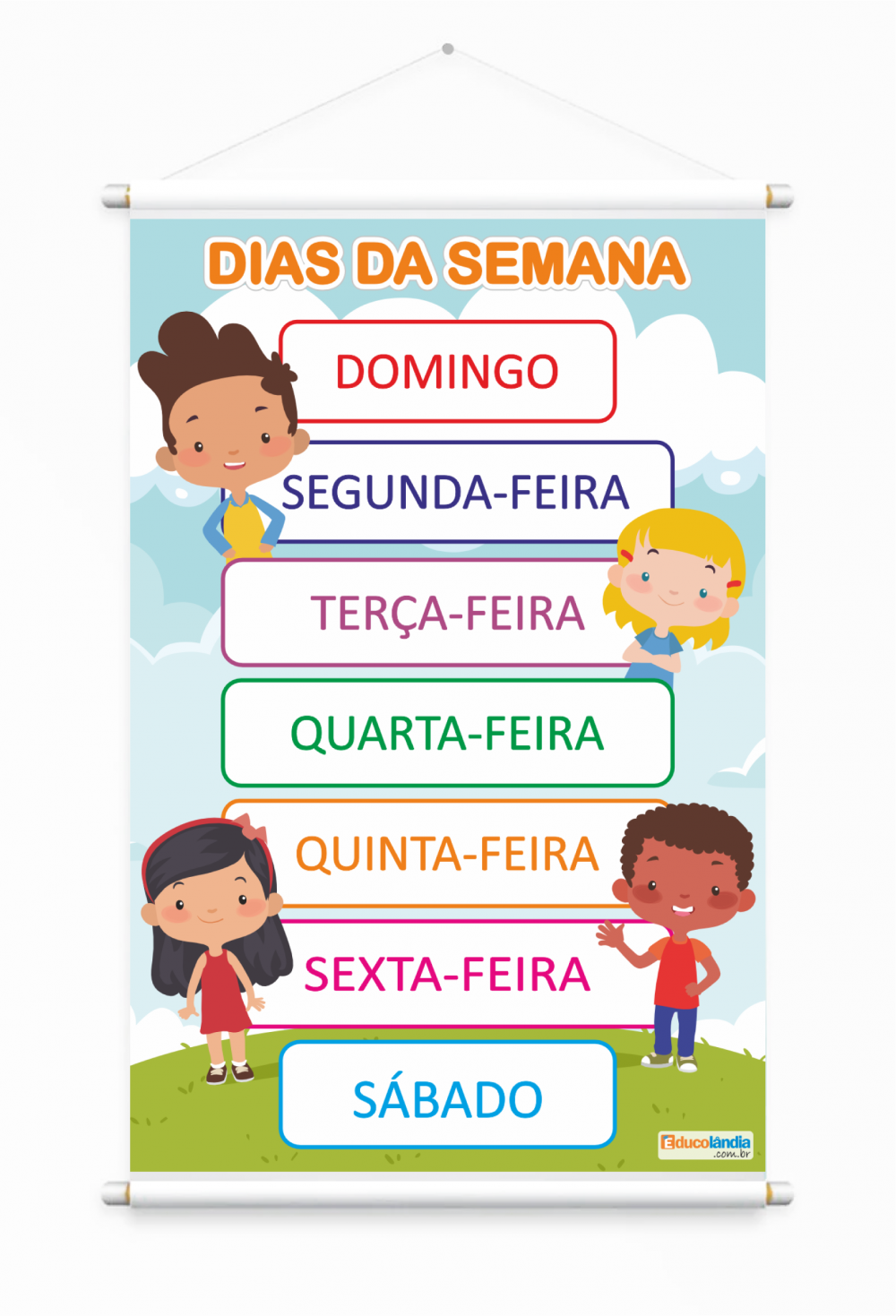 Dias Da Semana Imprimiveis Gratuitamente Para Criancas Modelos