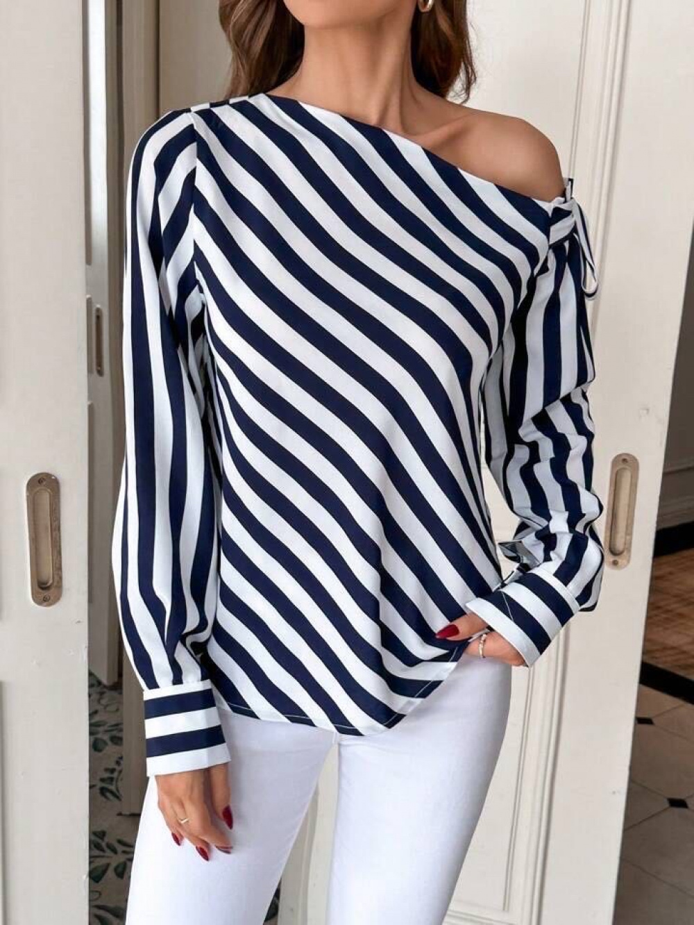 Modelo de blusa sales listrada