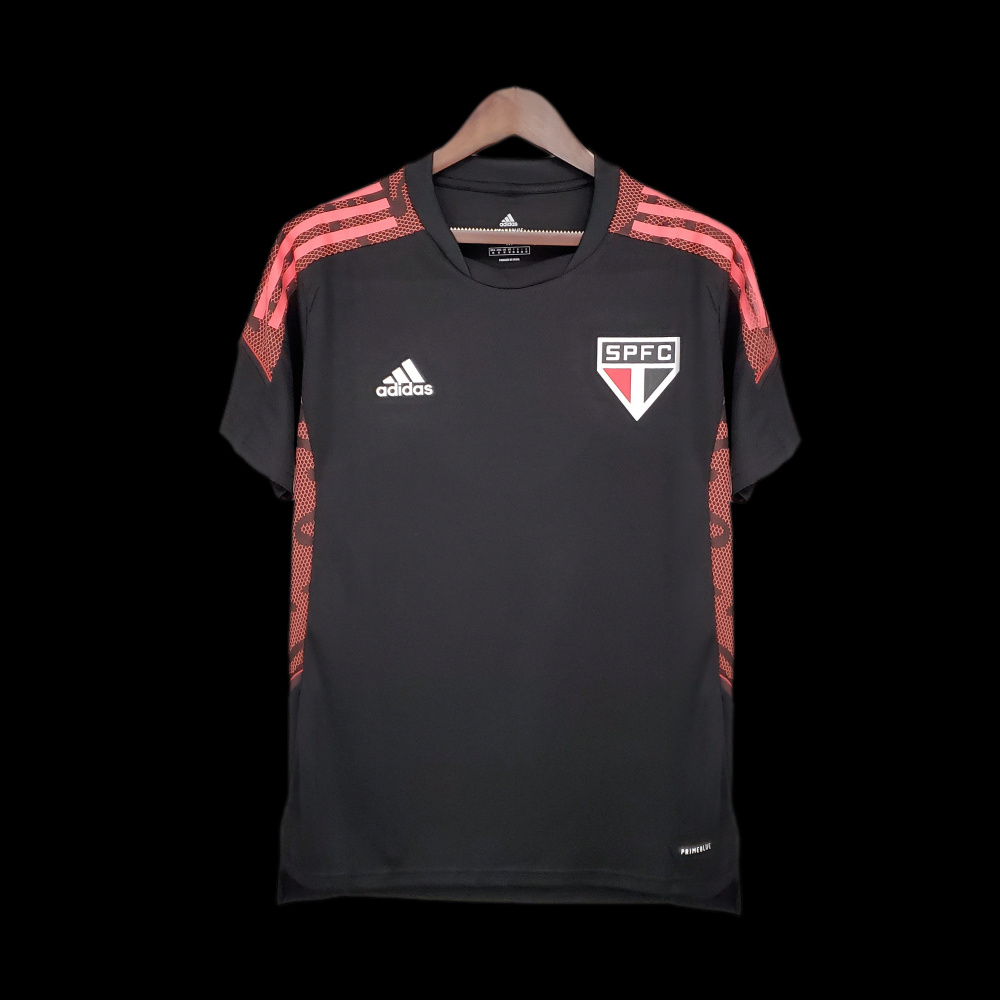 camisa de treino preta do sao paulo