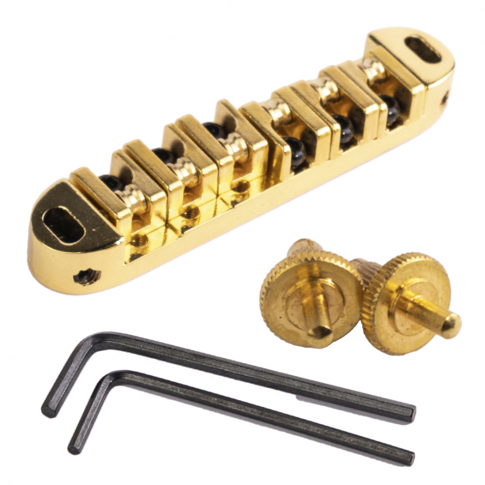 GB-MRT-C Chrome Modern Roller Saddle Tune-o-matic Style | UK