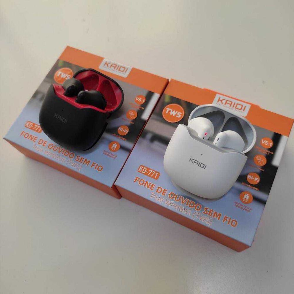 Fone De Ouvido Bluetooth Kaidi Kd771 Original - Preto - Eletrogiga