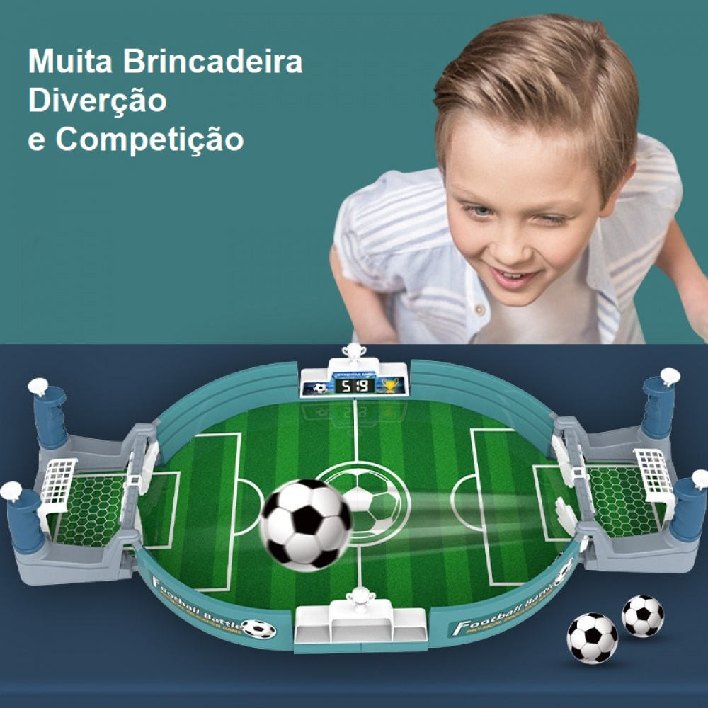 Mini Futebol, Futebol Mesa Educacional e Jogo de Atividade Baseado em  Construção Para Crianças De 6 A 14 Anos