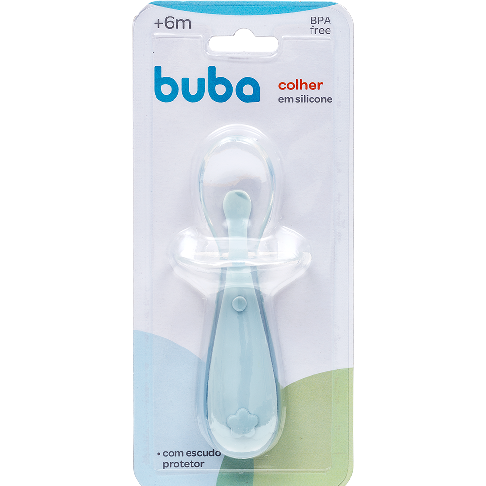 Colher de Silicone para Introdução Alimentar do Bebê Príncipe Unik Baby -  Kids Global