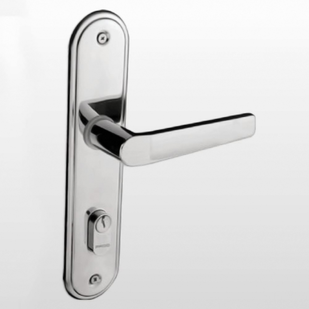 Fechadura Porta Pado Cromado Roseta Zm Concept 403-40ce 55