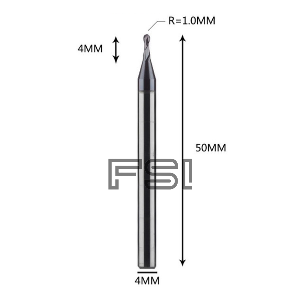Preciso 6 Mm 4 Flauti HRC45 Mulino Estremità Lunghezza Extra Lunga Per - Foto 3