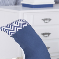 Almofada De Amamentação De Bebe 60cm x 60cm 100% Algodão Menino Sonho Encantado - Azul Marinho