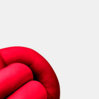 Almofada De Nó Escandinavo Nozinho Decorativa Moderna Enchimento De Silicone - Vermelho