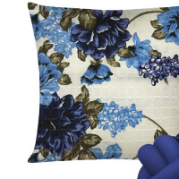 Almofada Decorativa Com Zíper 42cm x 42cm 04 Peças + Almofada Nó Escandinavo - Estampa 08