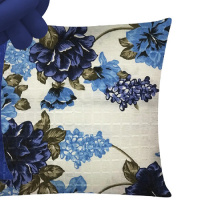 Almofada Decorativa Com Zíper 42cm x 42cm 04 Peças + Almofada Nó Escandinavo - Estampa 08