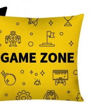 Almofada Moderna Com Zíper 43cm x 43cm Kit Com 04 Peças - Game