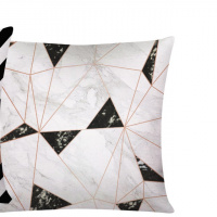Almofada Moderna Com Zíper 43cm x 43cm Kit Com 04 Peças - Marmore