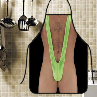 Avental Personalizado Com Estampa Cômica Tecido Microfibra - Borat