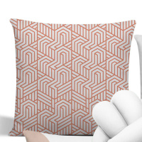 Capa De Almofada Moderna Com Zíper 43cm x 43cm + Almofada De Nó Escandinavo - Deus E Bom