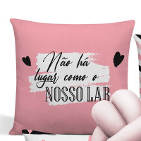 Capa De Almofada Moderna Com Zíper 43cm x 43cm + Almofada De Nó Escandinavo - Nosso Lar