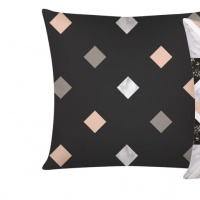 Capa De Almofada Moderna Com Zíper 43cm x 43cm Kit Com 04 Peças - Geometrica