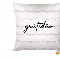 Capa De Almofada Moderna Com Zíper 43cm x 43cm Kit Com 04 Peças - Love Amarelo