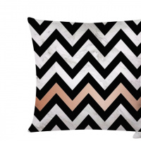 Capa De Almofada Moderna Com Zíper 43cm x 43cm Kit Com 04 Peças - Marmore
