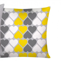 Capa De Almofada Moderna Com Zíper 43cm x 43cm Kit Com 04 Peças - O Amor Mora Aqui