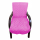 Capa Para Cadeira Poltrona Matelada Sem Braços Com Fita De Fixação E Assento De 55Cm - Rosa