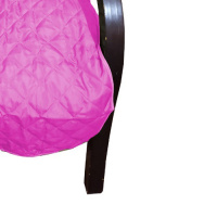 Capa Para Cadeira Poltrona Matelada Sem Braços Com Fita De Fixação E Assento De 55Cm - Rosa