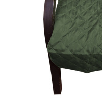 Capa Para Cadeira Poltrona Matelada Sem Braços Com Fita De Fixação E Assento De 55Cm - Verde Musgo