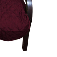 Capa Para Cadeira Poltrona Matelada Sem Braços Com Fita De Fixação E Assento De 55Cm - Vinho