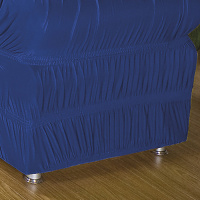 Capa Protetora De Sofá Em Malha Gel Com 21 Elásticos 2 Lugares - Azul
