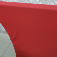 Capas Para Cadeiras De Jantar 06 Peças Em Malha Gel Lisa - Vermelho