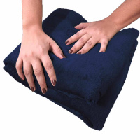Cobertor Manta Microfibra Felpuda Casal 2,20m X 1,80m Com Toque Aveludado  - Azul Marinho