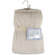 Cobertor Para Bebê Microfibra De Bolinhas 1,50m X 1,00m Com Cabide Sweet Baby - Marfim