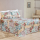 Cobre Leito Casal Queen Estampado 03 Peças Tecido Piquet  Arezzo - Patchwork Tiffany