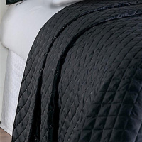 Cobre Leito Casal Queen Matelado Ultrassônico Tecido Microfibra Kit 08 Peças Isabela - Cinza